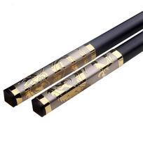 Gold Dragon Chinese Style Reusable Healthy Sushi Kitchen Tools Chopsticks Kitchenware Tableware Gold