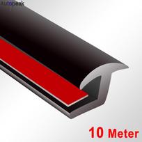 10 Meters Car Truck Wheel Fender Flares Edge Trim Rubber Seal Gasket Welting T-Style Soft Rubber Seal Strips SUV