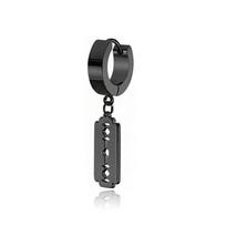 Bao Shalina Retro Punk Blade Earrings: Trendy Hip-Hop Street Style for Couples and Men