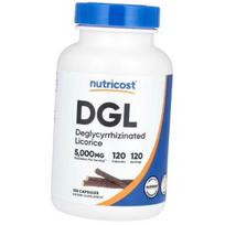 Licorice Extract, DGL 5000, Nutricost  120caps (71647006) 120caps