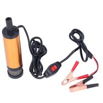 Oil Pump Electric Mini Portable with Filter for Water Fuel Diesel Transfer DC 12V 38mm