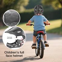 Kids Full Face Bike Helmet with 13 Cooling Vents Toddler Scooter Face Shield for Dirtbike Motocross ATV Racing Sport Road China Mainland