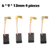 Width 9mm Carbon Brushes 4 Pcs Carbon High Quality