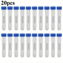 20Pcs 10ml Centrifuge Tube Screw Cap Round Bottom Centrifugal Tube Laboratory Centrifuge Tubes.