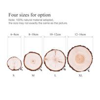 Round Wooden Parrot Jump Station Board Natural Wood Platform Stand Rack for Bird Cage Hamster Gerbil Rat Small Animal Habitat smėlis
