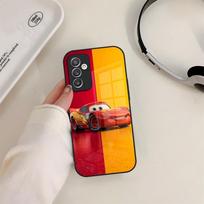 Cars Lightning McQueen Phone Case Glass For Samsung S24 S26 S23 S20 S25 S21 S22 Ultra Fe Plus A05 A06 A16 A26 A36 A56 Coque Galaxy S24 Plus