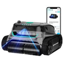 WYBOT S2 Vision Belaidis robotas baseino valytuvas, dirbtinio intelekto mokymasis su vaizdo kameros navigacija, 8-in-1 valymo režimai & 6 takų planai