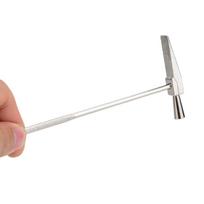 Thumb Piano Kalimba Tone Tuning Hammer Musical Instrument Tool Accessory Silver white