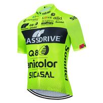 Fluoro Geltonas Komandos Dviratininko Dėvėjimo Rinkinys Šortai Vyrams 20D Plento Dviračio Marškinėliai Kelnės Drabužiai 2026 Vasaros Kvėpuojantis Važiavimo Dviračiu Rinkinys M