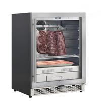 45 KG sauso brandinimo šaldytuvas kepsniams, sauso brandinimo šaldytuvas mėsai su tiksliu temperatūros ir drėgmės valdymu, pastatomas ir po stalviršiu jautienos brandinimui