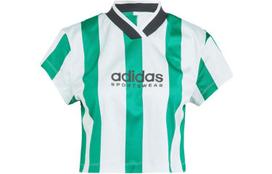 Adidas COLORBLOCK trumpas topas moterims, miško žalias IM4997 M blue