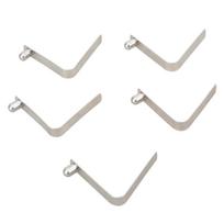 5Pcs Paddle Board Locking Tube Pin Spring Clip Metal Telescopic Spring Clip V Shaped Spring Buckle Easy to Install 1