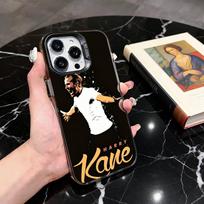 Harry Kane  Phone Case For iPhone 17,16,15,14,13,12,11 Plus,Pro Max,XS,Colored Silver Plated Inside Cover iPhone14Plus