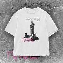 Back to the Future T-shirt, Retro hiphop streetwear M