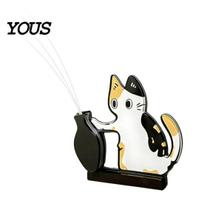 Magnetic Magnet Cat Whiskers Holder Refrigerator Magnet, Furs Keepsake Vase Durable Fridge Pet Memorial Decoration for Home, C