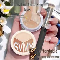 SVMY Three-Color Concealer: Covers Blemishes, Acne Scars, Dark Circles, Tear Troughs, Long-Lasting, Smudge-Resistant Multicolor Contour.