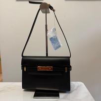 [Pre-Owned] YSL Manhattan Leather Crossbody Shoulder Bag - Very Good #JTA3C6 ONE SIZE
