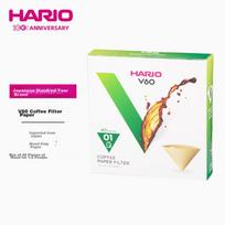 HARIO Original Imported V60 Pour-Over Coffee Filter Paper, Drip Bag, Coffee Maker Filter Box, 40 Pieces, Size 01