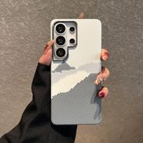 case for Samsung S26 S25 S24 S23 plus ultra Carbon fiber pattern protective cover full coverage Magnetic Shock Proof tough shell Galaxy S26