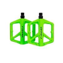 OEM MTB Pedals Mountain Bike Pedals Lightweight Nylon Fiber Platform Pedals for BMX MTB 9/16 Pedal žalia