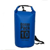PVC Waterproof Dry Bag Kayaking Rafting Boating Beach Surfing Swimming Canoe Camping Hiking Fishing Ski Lake Blue safyro mėlyna spalva