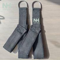 Ergonomic Multi-Purpose Pilates Strap with Handles Compatible with Various Studio Apparatus 30*20*5cm juoda