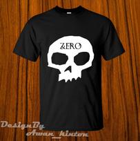 Men's and Women's T-shirts Mens Zero Funny SKateboard Logo Tshirt Clothing Usa Made In XXXL