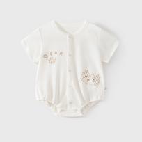 Summer Snap Crotch Baby Romper - Triangle Onesie Pajamas for Newborns 73 cm ruda