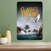 Titanų Susidūrimas Klasikinis Filmas Metalinis Plakatas 20x30cm（7.8x11.8inch）