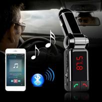 Kit de voiture Bluetooth Lecteur MP3 Kit transmetteur FM kit voiture avec SD lecteur USB de carte TF distance style voiture Transmet