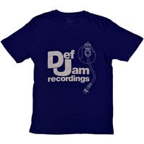 Def Jam Recordings Logo & Stylus Official Tee T-Shirt Mens S