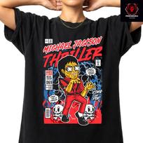 Michael Jackson 'Thriller' Funko Pop Unisex Premium Cotton T-Shirt 2XL
