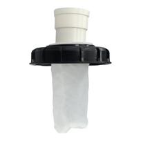 Red DN225-245MM Black DN150-165MM Ton Pail Accessories IBC With Filter Filter Bag Plastic Filter Water Tank 90 T-shape