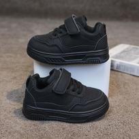 Kids' Summer 2026 Low-Top Velcro Leather Sneakers - Unisex Casual Running Shoes Box of 48 - Sizes 20-25