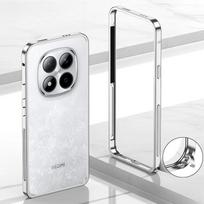 Aliuminio lydinio Sle Metalinis kraštas Telefono dėklas skirtas Redmi Note 15 Pro Plus POCO M8 Pro Itin plonas Metalinis rėmelis su šilumos išsklaidymu Poco M8 Pro 5G juoda