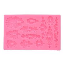 Silicone Silicone Mold Pink Chocolate Candy Molds Durable Casting Mold  Cake Decoration rožinė