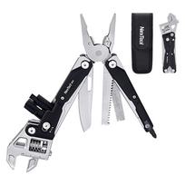 Multitool Wrench 11-In-1 Adjustable Wrench Pliers Folding Knife Hand Tools Screwdriver Wooding Saw Wood Working Tools juoda