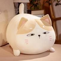 35-70cm Storos Minkštos Mielos Katės Pliušiniai Žaislai Kawaii Įdaryta Katė Minkštas Pliušinis Miego Pagalvės Pagalvėlė Vaikų Dovana 35cm balta