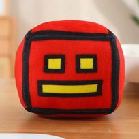 Geometry Dash Kubo Pliušiniai Žaislai Iškamša Pliušinis Žaislas Maža Pagalvėlė Kvadratinis Pakabukas Žaidimas Mielas Vaikams Gerbėjų Kolekcija Gimtadienio Dovana 12CM 12cm raudona