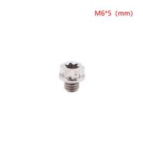 Corrosion Resistant M6 Titanium Flanged Hexagon Head Bolts for Car Bike Moto