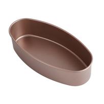 Thick Carbon Steel Oval Cake Mold Non-Stick 8-Inch Size Cheese Cake Pan Gold Ellipse Shape Cake Making Mold Bakeware auksas