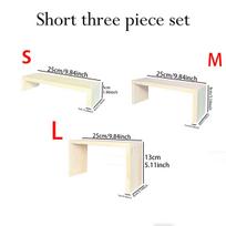 1pc ladder style wooden jewelry display rack long/short bracelet storage display rack countertop style store display rack