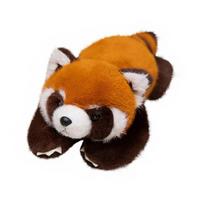 50~80cm Raudonoji panda pliušinė pagalvė Kimštas animacinis zoologijos sodo gyvūnas pliušinis pūkuotas raminantis draugas miego dovana 50cm orange