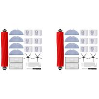 LITE-Accessory Set For Roborock S7 Pro Ultra/S7 Maxv Ultra, 12 X Dust Bags, Main Roller Brush Vacuum Cleaner Accessories