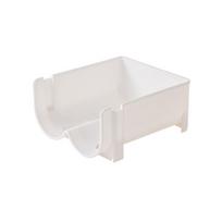 Plastic Cup Storage Rack White Anti-Fall Water Bottle Holder Saving Space Stackable Wine Water Bottle Holder Pantry balta