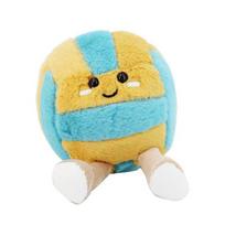 Latest Simulation Volleyball Backpack Pendant Keychain Kawaii Plush Toy Doll Cartoon Anime Gift for Friends Cute and Fun 12cm