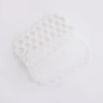 Silicone Ice Cube Mold Trays with Lids Big Square Cube Tray Mold 37 Cube Large-capacity Ice Trays Food Grade Ice Maker  ice mold (White,1PC) balta