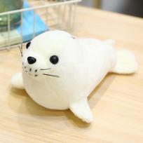 Adorable Polar Bear & Seal Plush Toy Soft Stuffed Arctic Animal Doll Cute Birthday Christmas Gift for Kids Boy Girls Decor 24cm