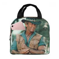Paul Hogan Crocodile Dundee Insulated Lunch Bag for Women Children Leakproof Food Boxes Thermal Lunch Box Tote One Size