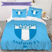 malmö ff Pattern Bedding uilt Set uilt Cover Pillowcase Home Decoration Birthday Gift (1 * duvet cover + 2 * pillowcase without core) 135x200cm